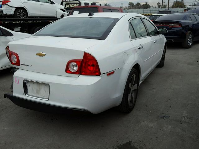 1G1ZC5E04CF332859 - 2012 CHEVROLET MALIBU 1LT WHITE photo 4