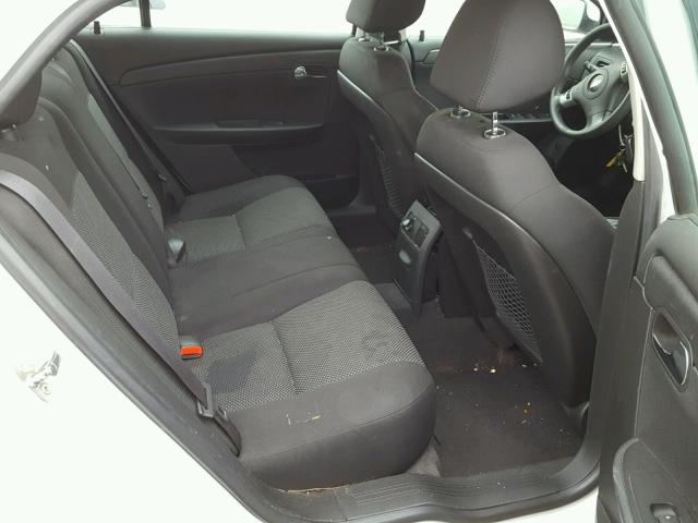 1G1ZC5E04CF332859 - 2012 CHEVROLET MALIBU 1LT WHITE photo 6