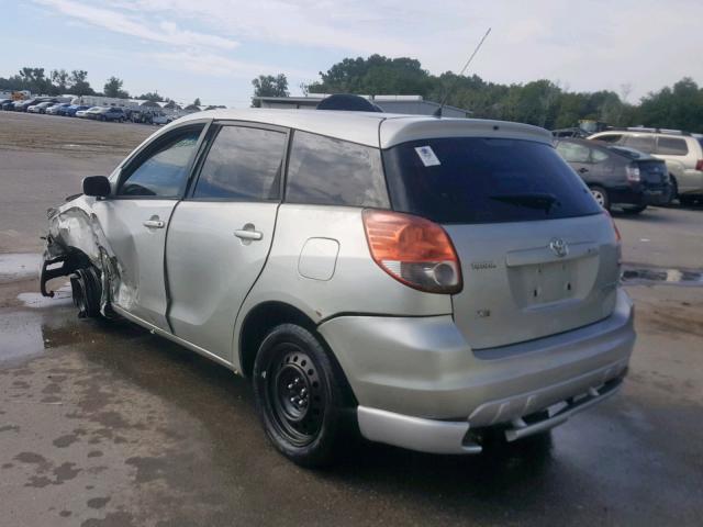 2T1KR32E23C043659 - 2003 TOYOTA MATRIX XR SILVER photo 3