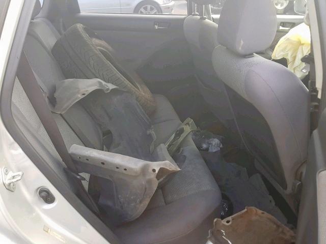 2T1KR32E23C043659 - 2003 TOYOTA MATRIX XR SILVER photo 6