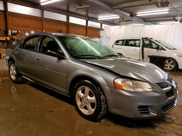 1B3EL46X76N237915 - 2006 DODGE STRATUS SX GRAY photo 1