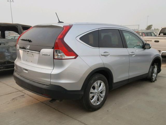 2HKRM4H75EH648710 - 2014 HONDA CR-V EXL SILVER photo 4