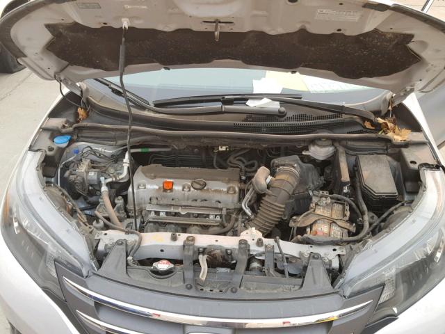 2HKRM4H75EH648710 - 2014 HONDA CR-V EXL SILVER photo 7