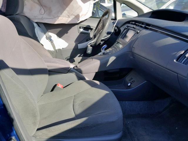 JTDKN3DU4A0240792 - 2010 TOYOTA PRIUS 蓝色 照片 5
