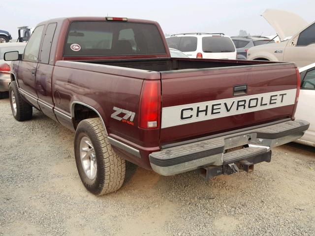 2GCEK19RXV1183300 - 1997 CHEVROLET GMT-400 K1 BURGUNDY photo 3