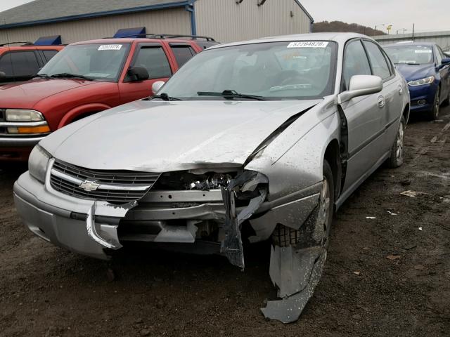 2G1WF52E159256880 - 2005 CHEVROLET IMPALA BEIGE photo 2