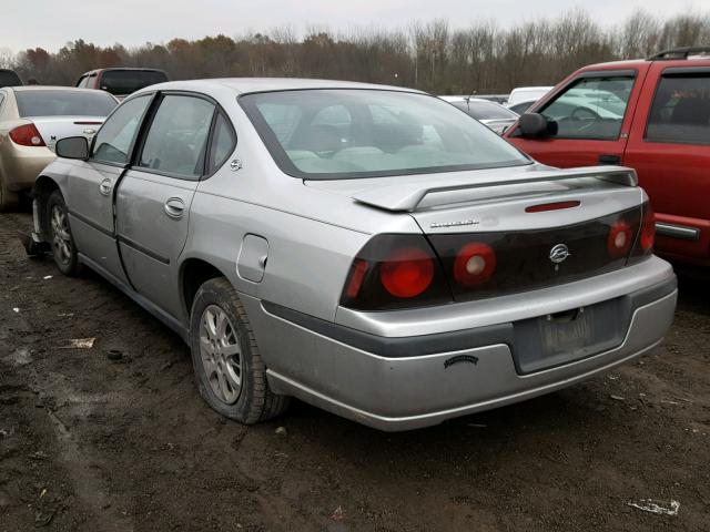 2G1WF52E159256880 - 2005 CHEVROLET IMPALA BEIGE photo 3