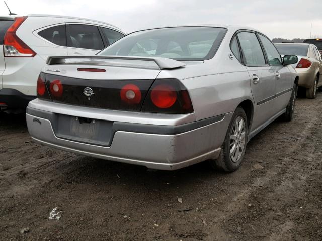 2G1WF52E159256880 - 2005 CHEVROLET IMPALA BEIGE photo 4