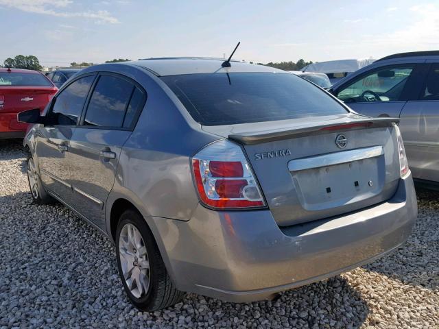 3N1AB6AP1CL719250 - 2012 NISSAN SENTRA 2.0 GRAY photo 3