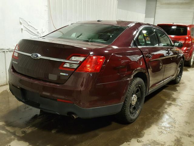 1FAHP2MK7EG172147 - 2014 FORD TAURUS POL BURGUNDY photo 4