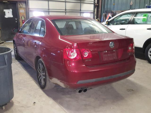 3VWRF71K86M682238 - 2006 VOLKSWAGEN JETTA 2.5 RED photo 3