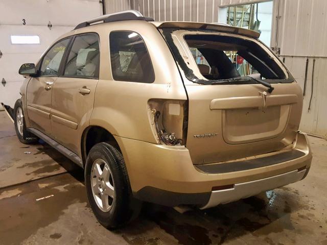 2CKDL73F366050241 - 2006 PONTIAC TORRENT GOLD photo 3