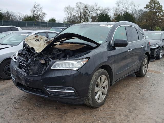 5FRYD4H85FB009875 - 2015 ACURA MDX ADVANC BLACK photo 2