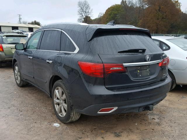 5FRYD4H85FB009875 - 2015 ACURA MDX ADVANC BLACK photo 3