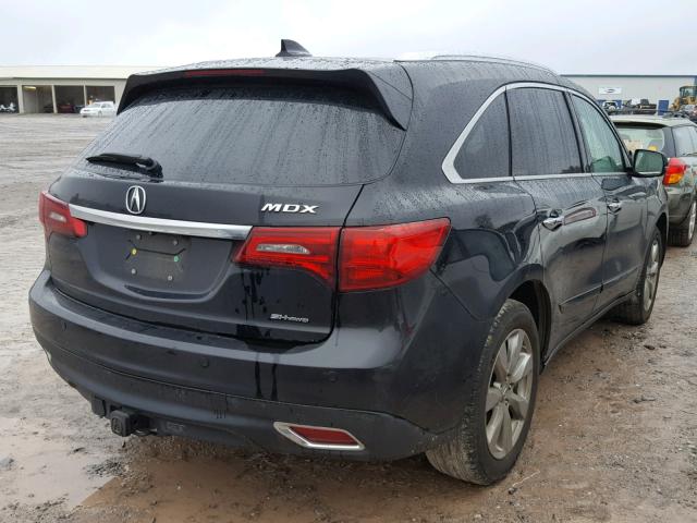 5FRYD4H85FB009875 - 2015 ACURA MDX ADVANC BLACK photo 4