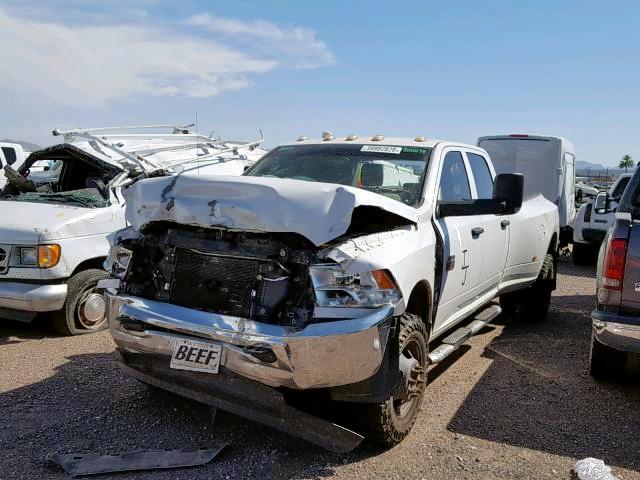 3C63DRGL5CG342184 - 2012 DODGE RAM 3500 S WHITE photo 2