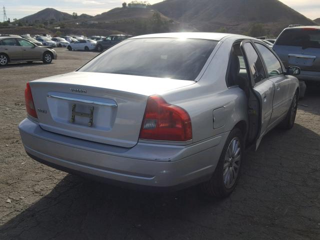 YV1TS592X61446419 - 2006 VOLVO S80 2.5T SILVER photo 4