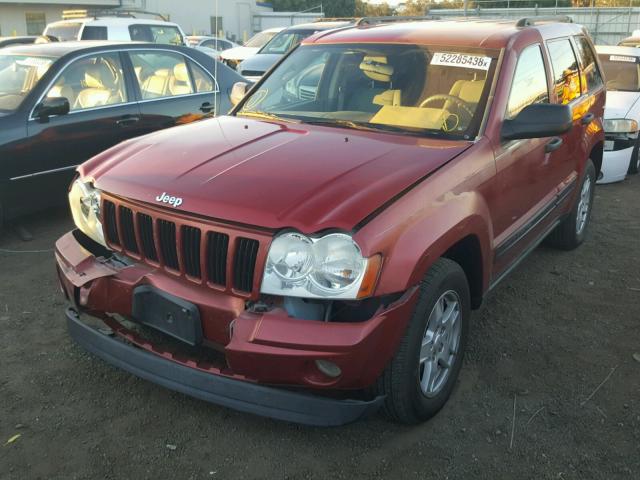 1J4GS48K86C205671 - 2006 JEEP GRAND CHER RED photo 2