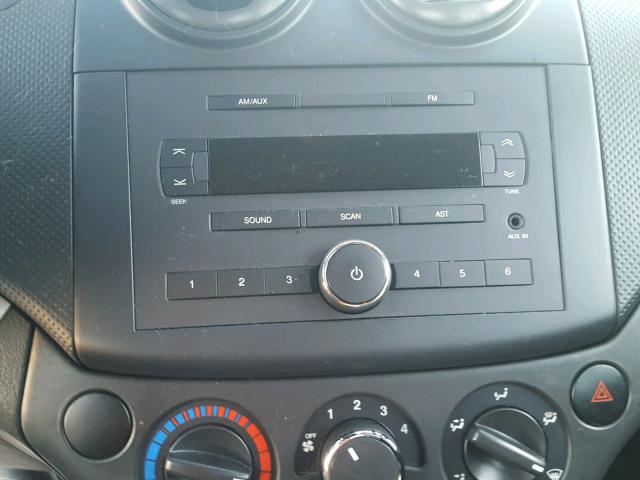 KL1TD566X8B267695 - 2008 CHEVROLET AVEO BASE Qırmızı foto 9