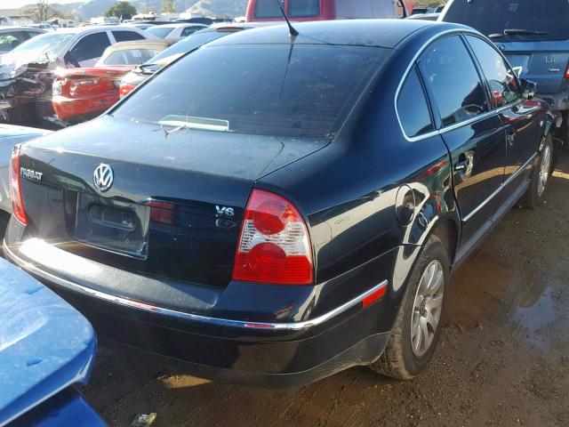 WVWPH63B51P104676 - 2001 VOLKSWAGEN PASSAT GLS BLACK photo 4