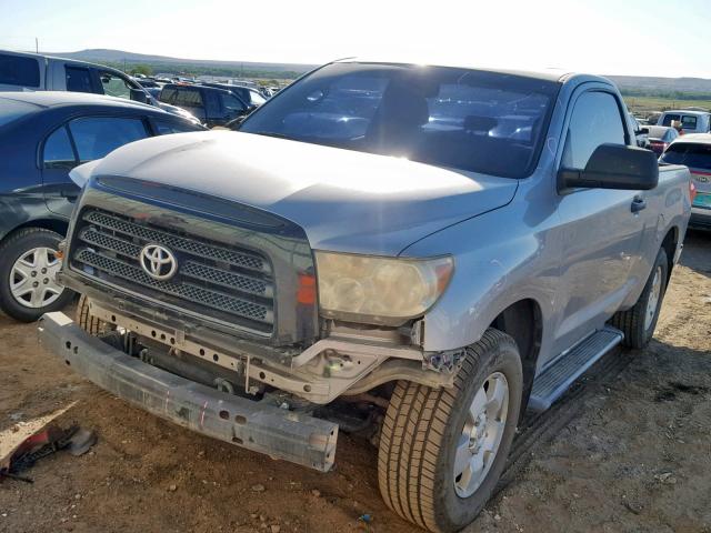 5TFJU52197X002049 - 2007 TOYOTA TUNDRA SILVER photo 2