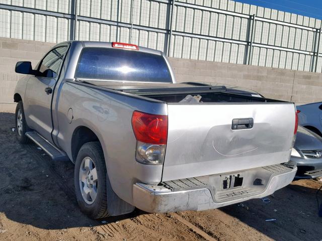 5TFJU52197X002049 - 2007 TOYOTA TUNDRA SILVER photo 3