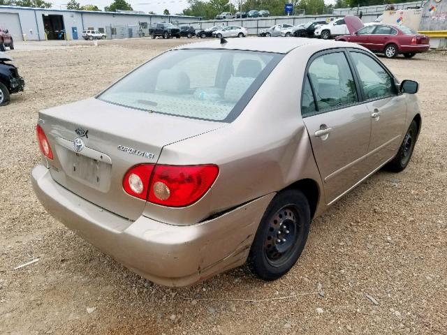 1NXBR32EX6Z736742 - 2006 TOYOTA COROLLA CE TAN photo 4