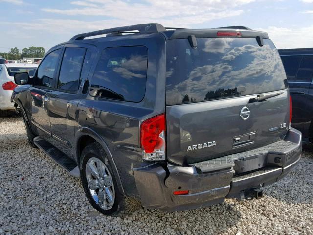 5N1BA08C79N602295 - 2009 NISSAN ARMADA SE CHARCOAL photo 3