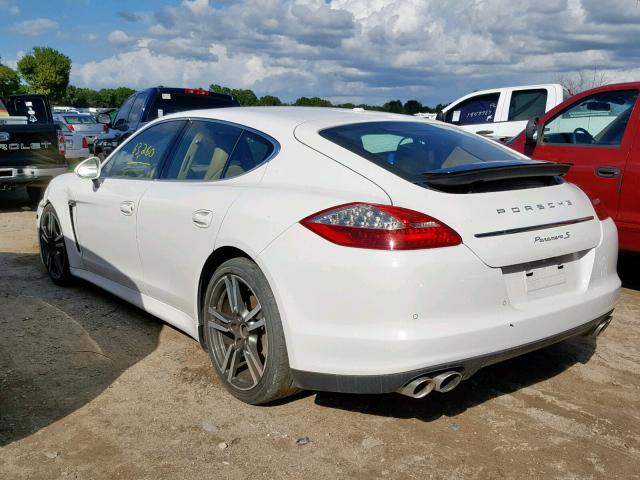 WP0AB2A76CL062169 - 2012 PORSCHE PANAMERA S WHITE photo 3