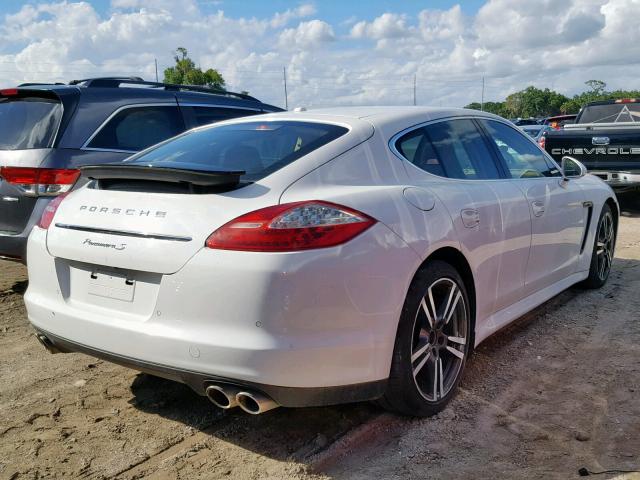 WP0AB2A76CL062169 - 2012 PORSCHE PANAMERA S WHITE photo 4