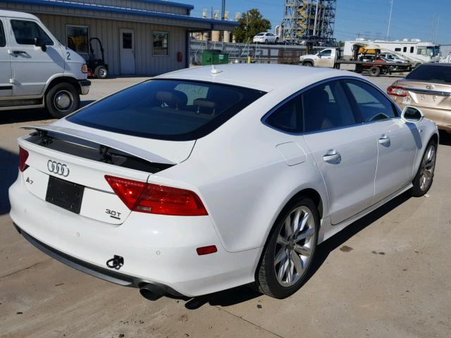 WAU2GAFC2EN060249 - 2014 AUDI A7 PRESTIG WHITE photo 4