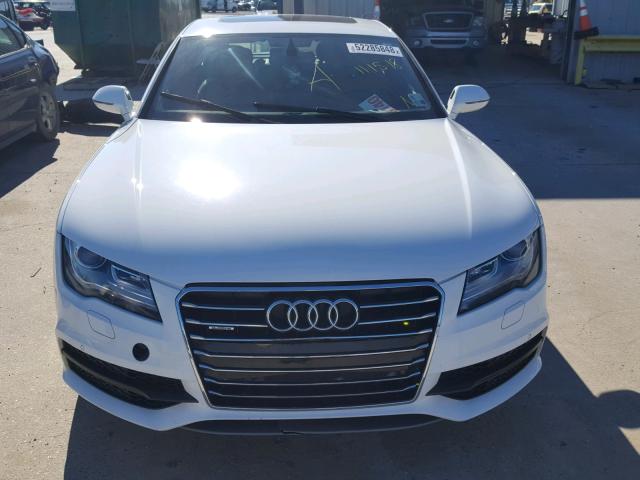 WAU2GAFC2EN060249 - 2014 AUDI A7 PRESTIG WHITE photo 9