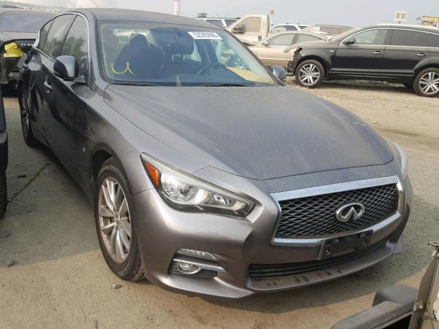 JN1BV7AP5EM686294 - 2014 INFINITI Q50 BASE SILVER photo 1