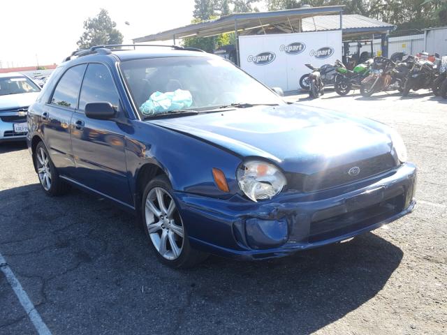 JF1GG65583H801336 - 2003 SUBARU IMPREZA TS BLUE photo 1