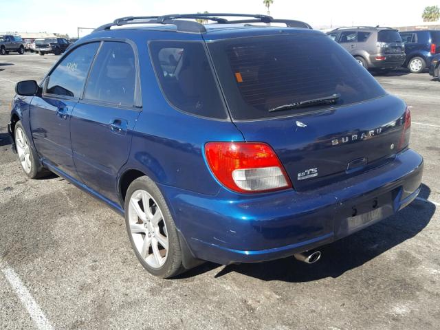 JF1GG65583H801336 - 2003 SUBARU IMPREZA TS BLUE photo 3