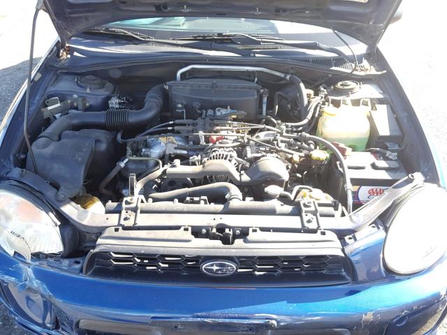 JF1GG65583H801336 - 2003 SUBARU IMPREZA TS BLUE photo 7