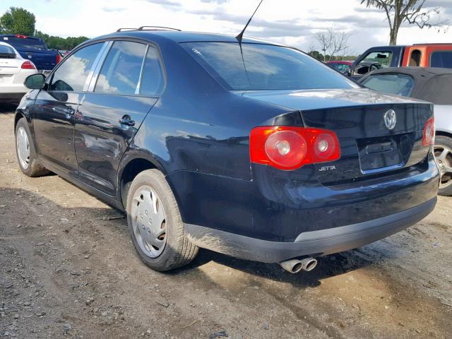 3VWPF71K07M072407 - 2007 VOLKSWAGEN JETTA 2.5 BLACK photo 3