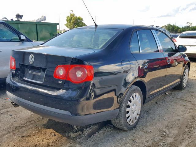 3VWPF71K07M072407 - 2007 VOLKSWAGEN JETTA 2.5 BLACK photo 4