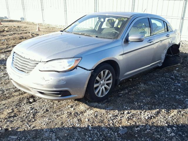 1C3CCBBB9DN516529 - 2013 CHRYSLER 200 TOURIN SILVER photo 2