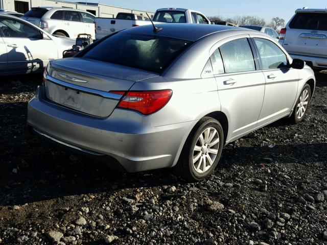 1C3CCBBB9DN516529 - 2013 CHRYSLER 200 TOURIN SILVER photo 4