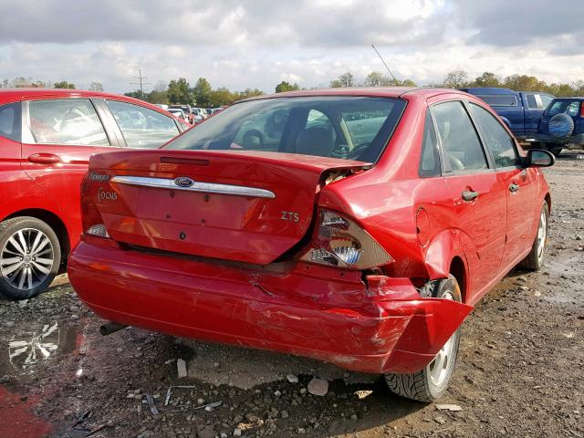 1FAFP38381W345271 - 2001 FORD FOCUS ZTS RED photo 4