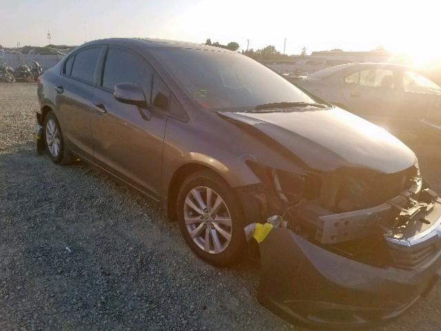 19XFB2F80CE340547 - 2012 HONDA CIVIC EX BROWN photo 1