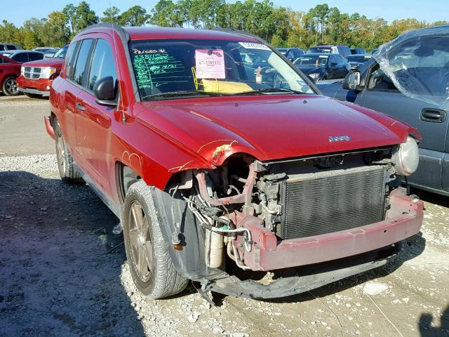 1J4FT47B99D102316 - 2009 JEEP COMPASS SP RED photo 1