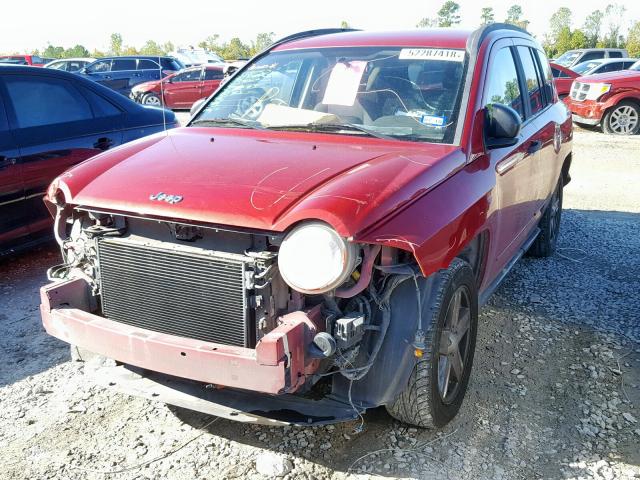 1J4FT47B99D102316 - 2009 JEEP COMPASS SP RED photo 2