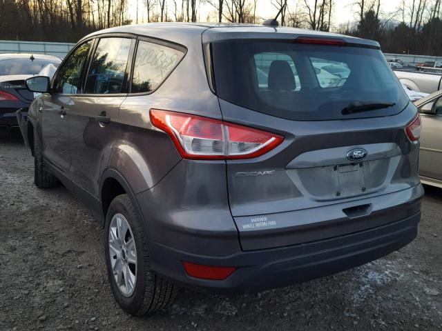 1FMCU0F78EUC89422 - 2014 FORD ESCAPE S GRAY photo 3