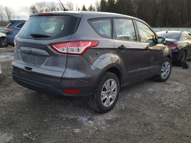 1FMCU0F78EUC89422 - 2014 FORD ESCAPE S GRAY photo 4