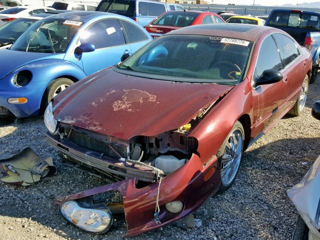 2C3HC56G9YH430777 - 2000 CHRYSLER LHS MAROON photo 2