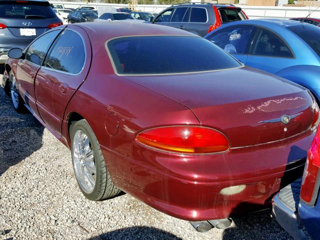 2C3HC56G9YH430777 - 2000 CHRYSLER LHS MAROON photo 3