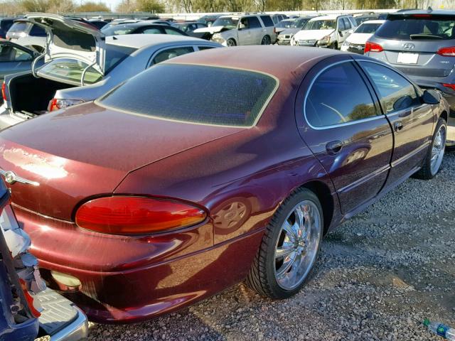 2C3HC56G9YH430777 - 2000 CHRYSLER LHS MAROON photo 4