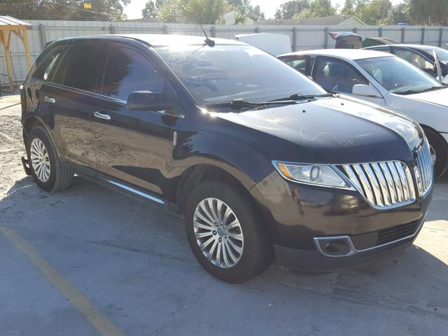 2LMDJ6JK4DBL15843 - 2013 LINCOLN MKX BLACK photo 1